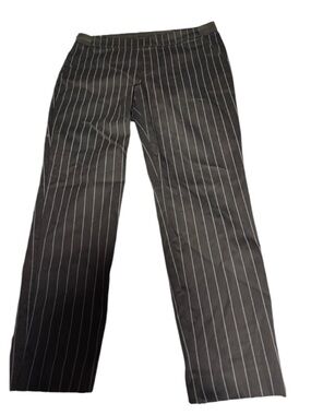 Defacto Women’s  Black Striped capris size 42 #666/8tt